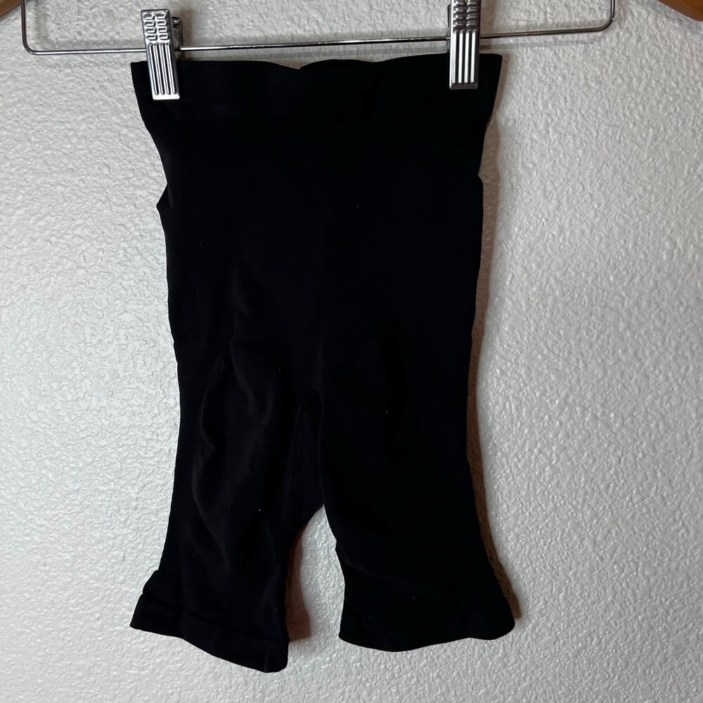 Skims black mid thigh high rise shorts shapewear L/XL
